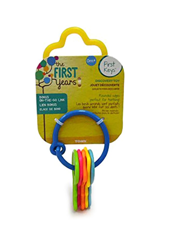 The FIRST Years Baby Teether Key, Multicolour