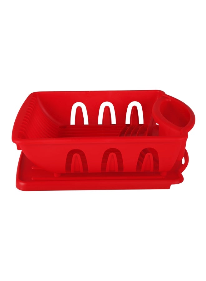 Sterilite 2-Piece Ultra Sink Set Red