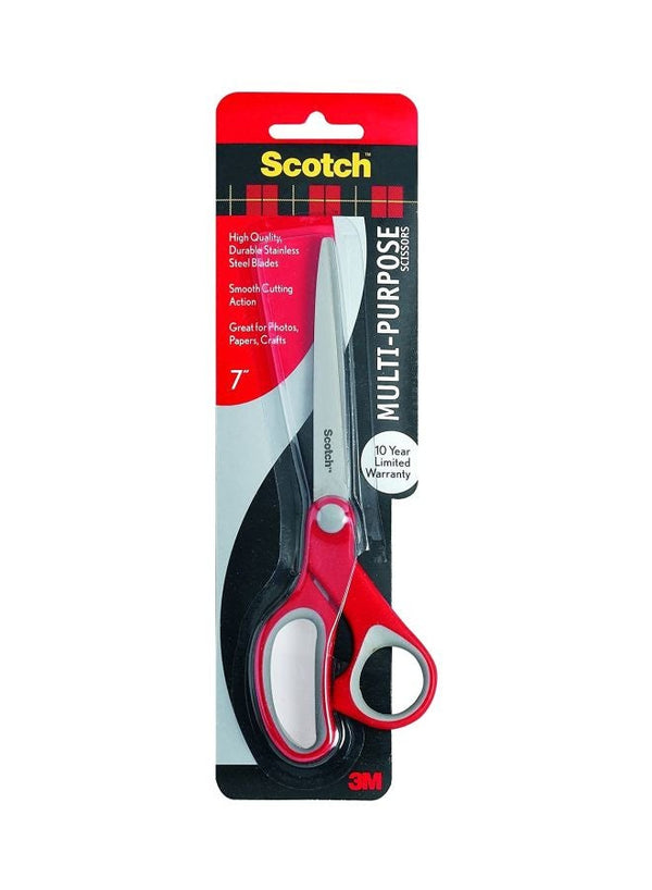 Scotch 1427 Scissor Red/Silver - Premium Office Supply