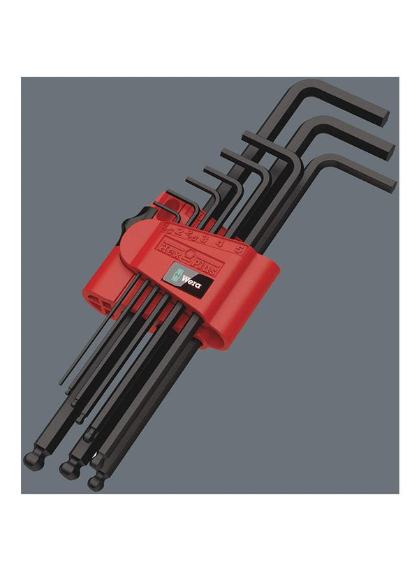 Wera 9-Piece Ball Point L Shaped Hex Key Set