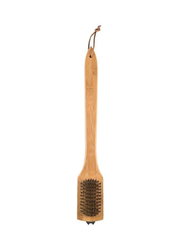 Weber Bamboo Grill Brush Beige/Grey 45cm