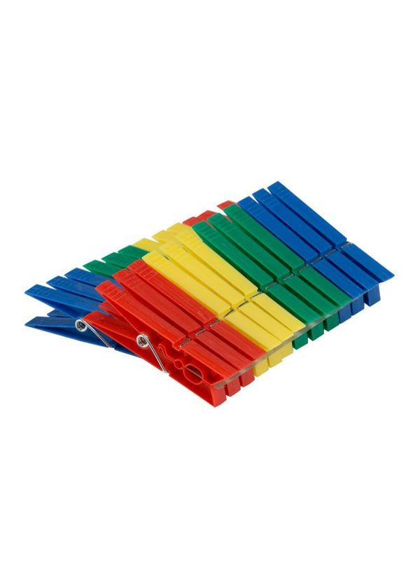 24-Piece Multicolour Clothespins by Honey Can Do
