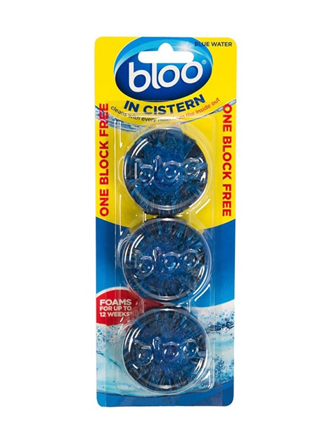 Bloo Pack Of 2 In Cistern Toilet Blocks Black