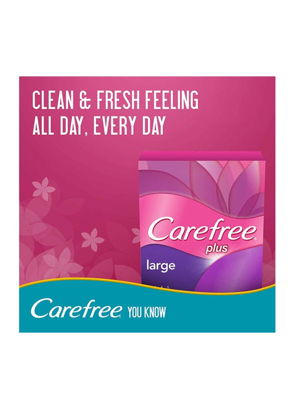 Carefree 48-Piece Panty Liner White Large
