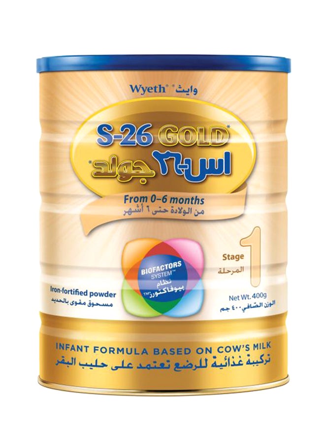 S26 Gold Stage 1 Baby Formula 400g