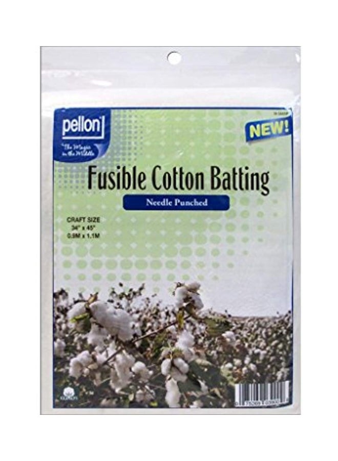 Pellon Batting Needle Punch Fusible Cotton