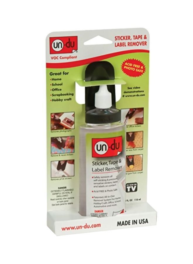 Clear Adhesive Remover by Un Du Products