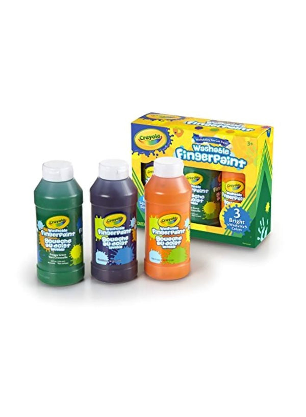 Crayola 3-Piece Washable Finger Paint Set