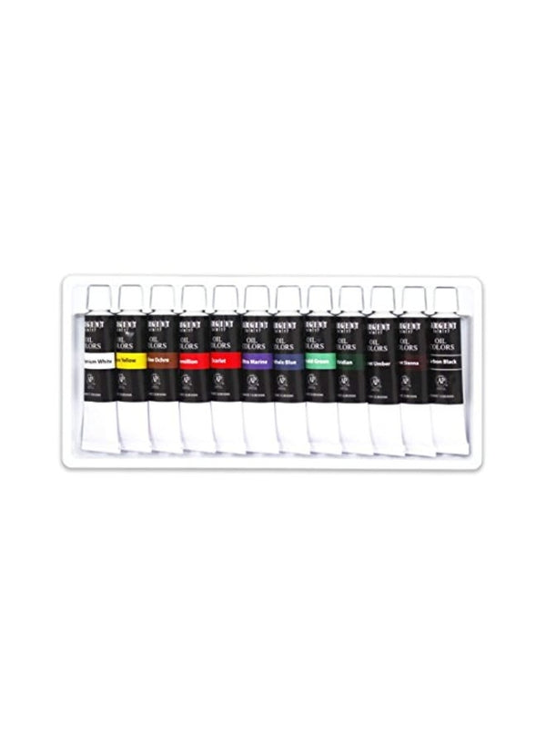 SARGENT ART 12-Piece Oil Colors Paint Set