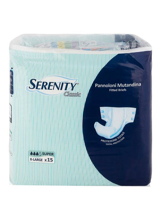 SERENITY 15-Piece Classic Super Diapers