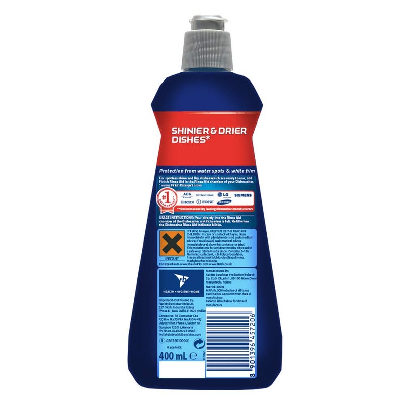 Finish Dishwasher Rinse Aid 400ml