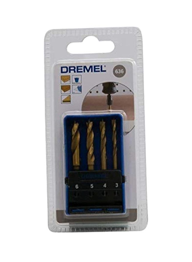 DREMEL 4-Piece Wood Drill Bit Set
