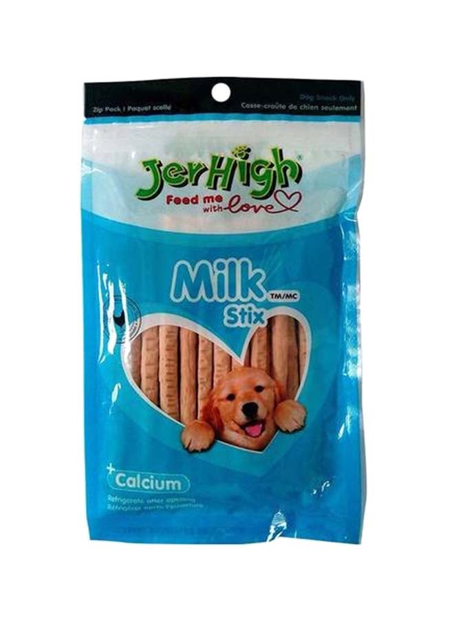Jerhigh Milk Stix Dog Treats 100g Brown