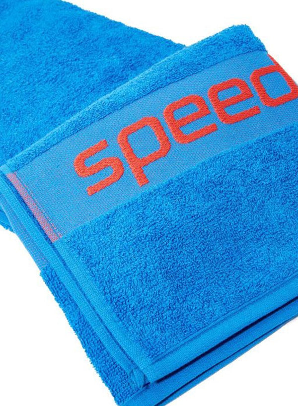 Speedo Border Towel Blue 140x70cm