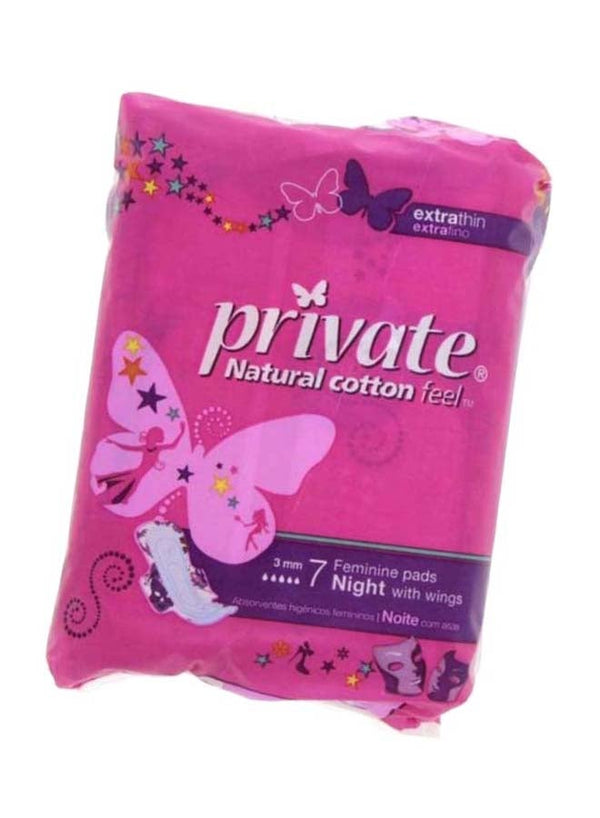 Private 7-Piece Natural Cotton Feel Pad