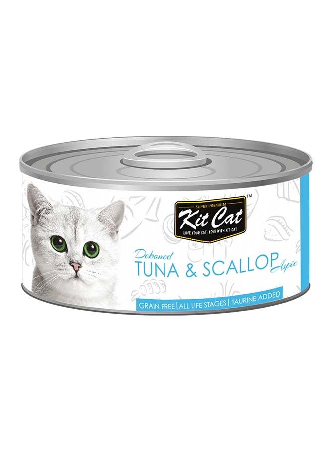 Kit Cat Tuna And Scallop 80g - Premium Cat Food