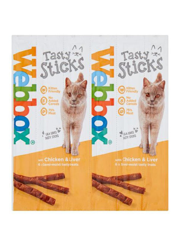 Webbox Tasty Sticks With Chicken And Liver 30g
