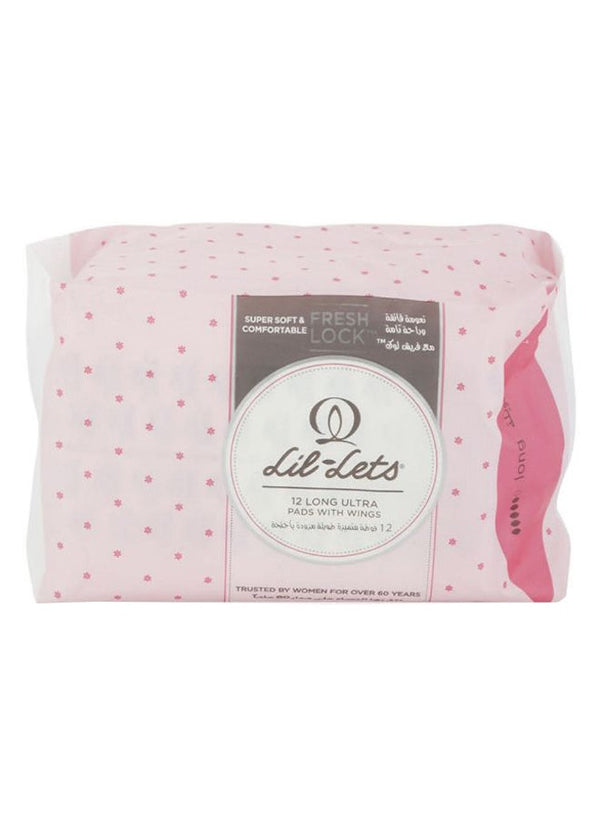 Lil-Lets Long Ultra Pads With Wings Set
