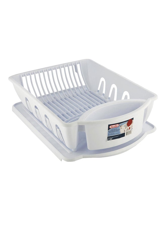 Sterilite 2-Piece Ultra Sink Set White