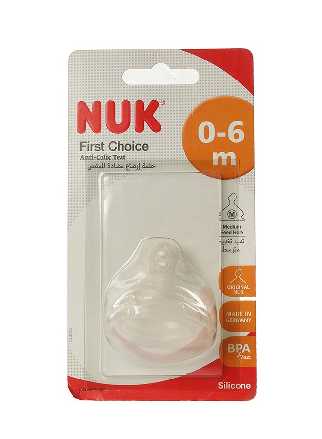NUK Anti-Colic Silicone Baby Bottle Teat