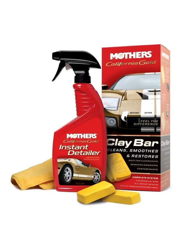 MOTHERS California Gold Instant Detailer Clay Bar Kit