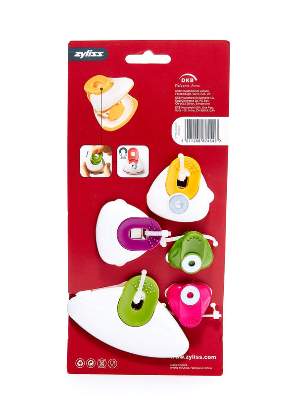 Zyliss 5-Piece Bag Clips Multicolour