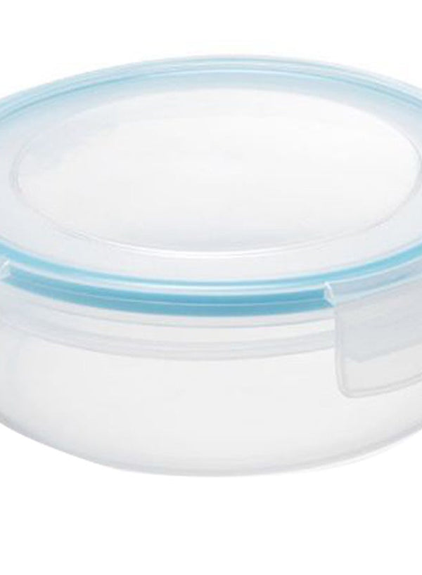 Addis Clip And Close Lunch Box Clear/Blue 570ml