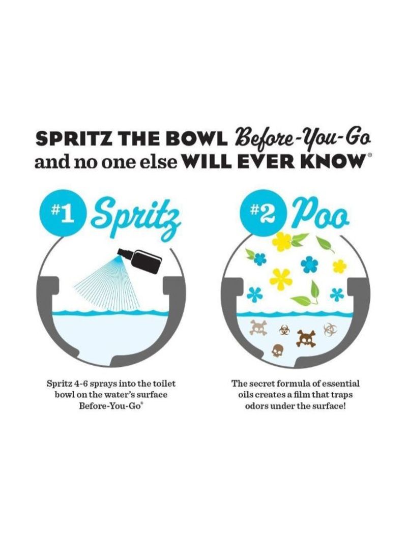 Poo-Pourri Before-You-Go Toilet Spray White