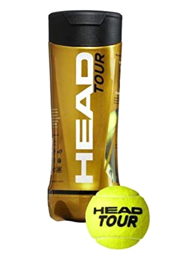 HEAD 3-Piece Head Tour Tennis Ball 2.5inch