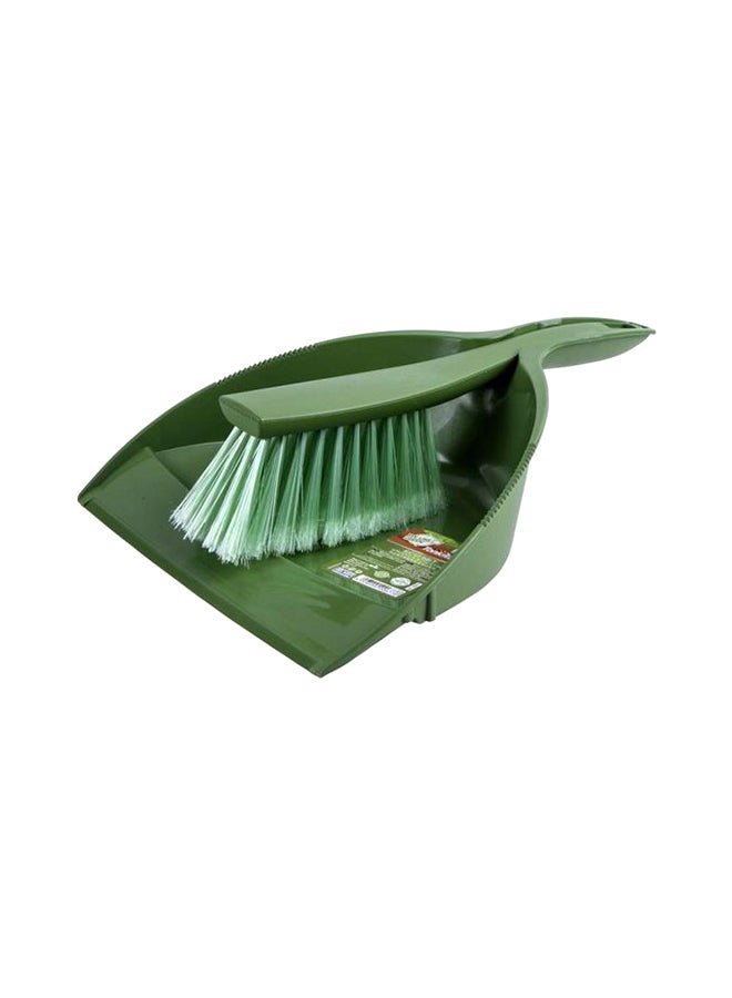 Arix Eco Brush And Dustpan Set Green