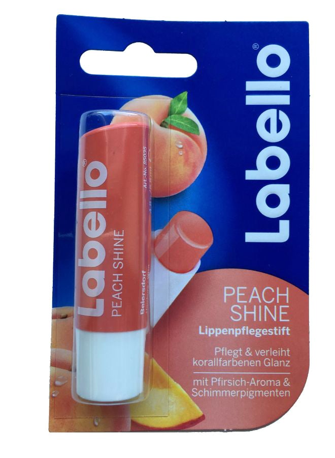 Labello Peach Shine Lip Balm Pink