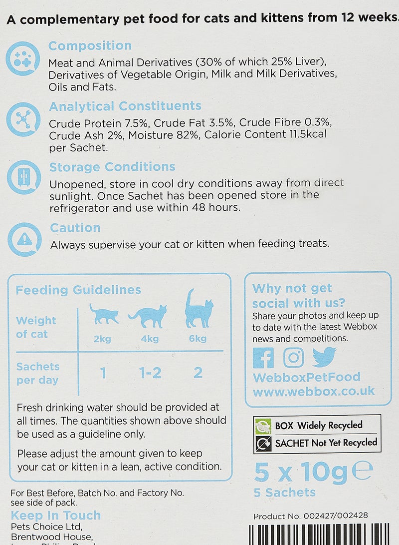 Webbox Lick - E-Lix With Liver 10g Pack of 5