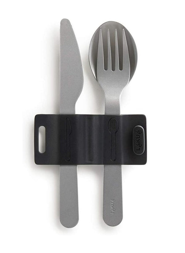 Lekue 3-Piece Fork Set with Storage