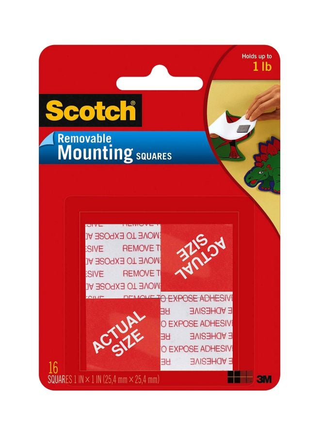 Scotch Removable Mounting Tape Clear