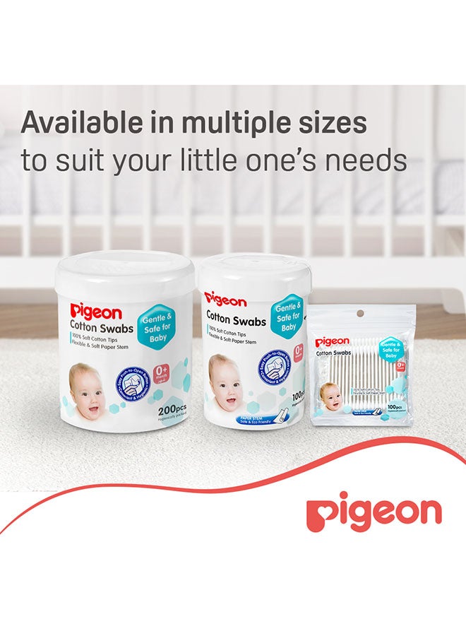 Pigeon Cotton Swabs - 100 pieces