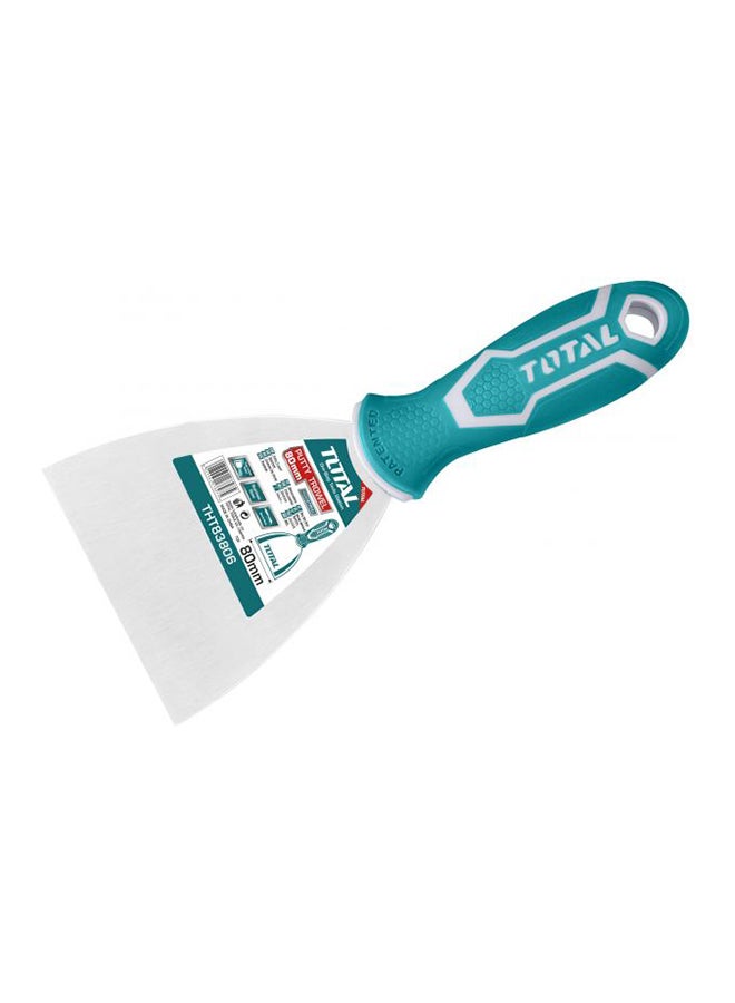 TOTAL Putty Trowel 80mm Turquoise/Multicolor