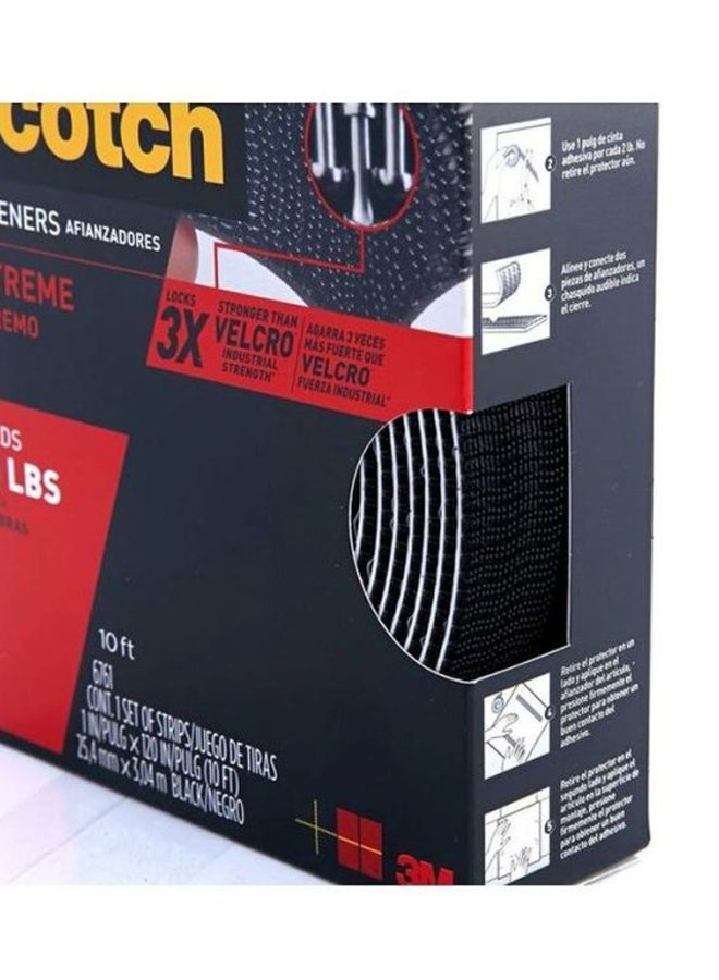 Scotch Extreme Fastener Tape Black