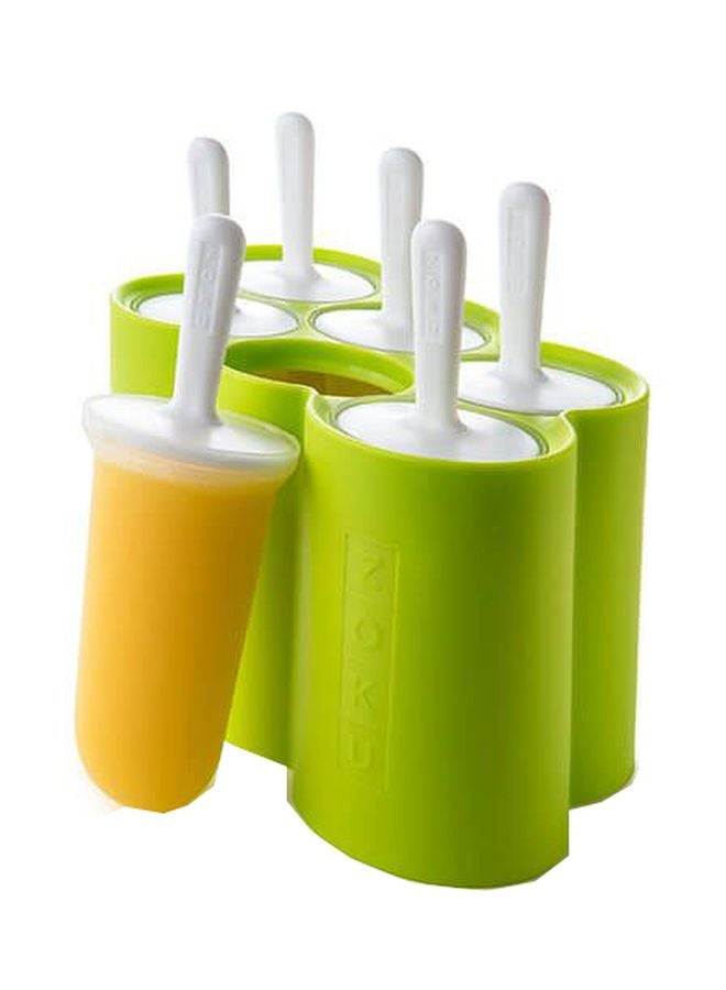 ZOKU 6-Piece Classic Ice Pop Moulds Green