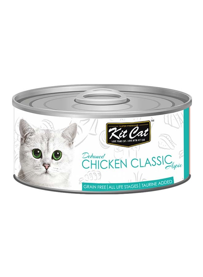Kit Cat Chicken Classic 80g - Premium Cat Food