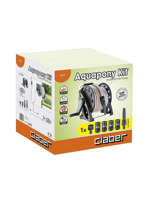 Claber Aquapony 8884 Hose Reel Kit - Premium Garden Tool