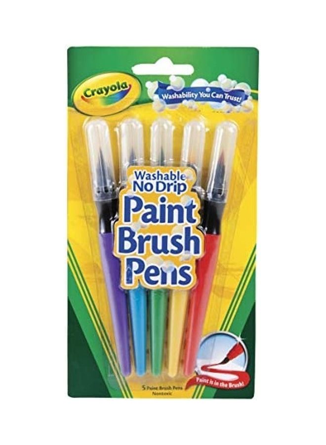 Crayola Paint Brush Pens Set of 5 Multicolour