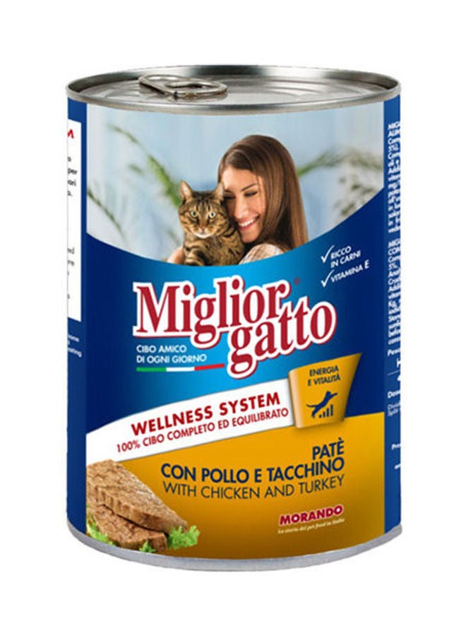 Miglior Gatto Pate Pollo E Tacchino 400g