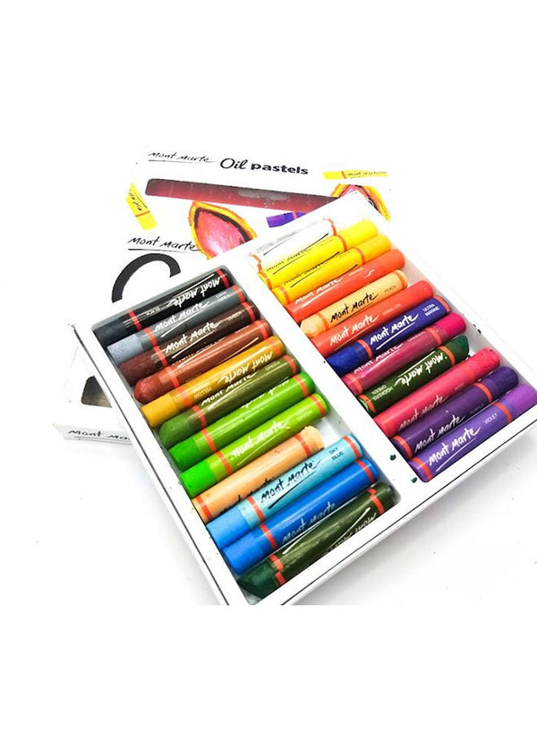 Mont Marte 24-Piece Oil Pastels Set