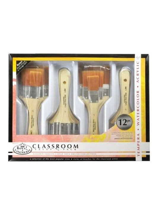 Royal & Langnickel 12-Piece Large Paint Brush Box