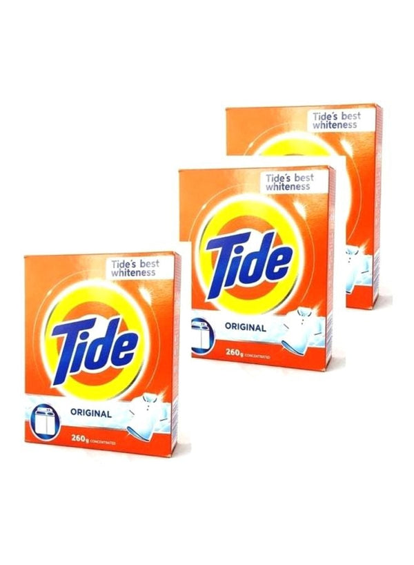 Tide Original Scent Laundry Detergent Powder Pack of 3