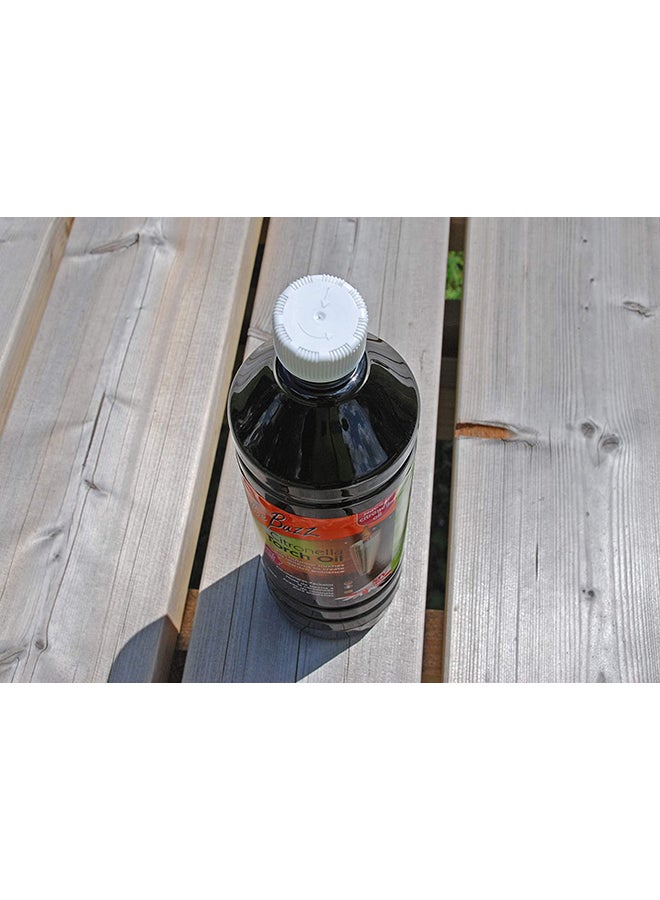 STV Citronella Torch Oil 1 Liter - Natural Fragrance