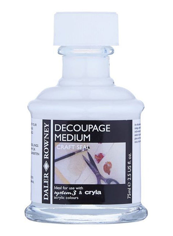 Daler Rowney Decoupage Medium, 75 Ml White