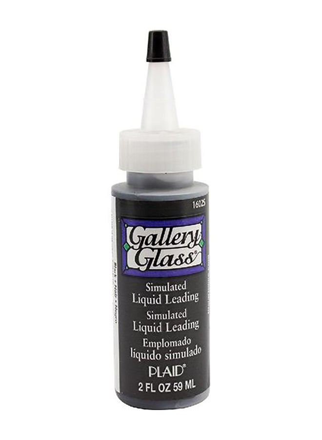 PLAID Gallery Glass Painting Liquid Leading Black