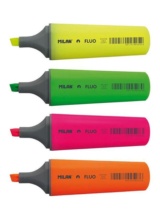 MILAN Hanging Bag 4 Fluo Markers Multicolour