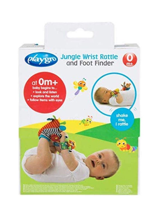 Playgro Jungle Wrist Rattle & Foot Finder Toy
